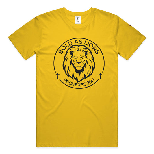 Tultex Unisex T Shirt Bold as Lions