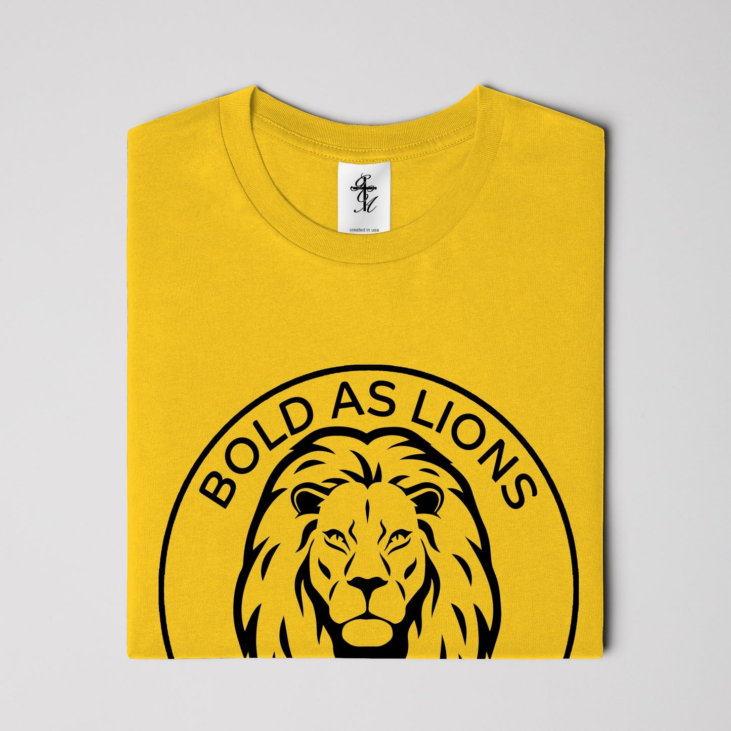 Tultex Unisex T Shirt Bold as Lions