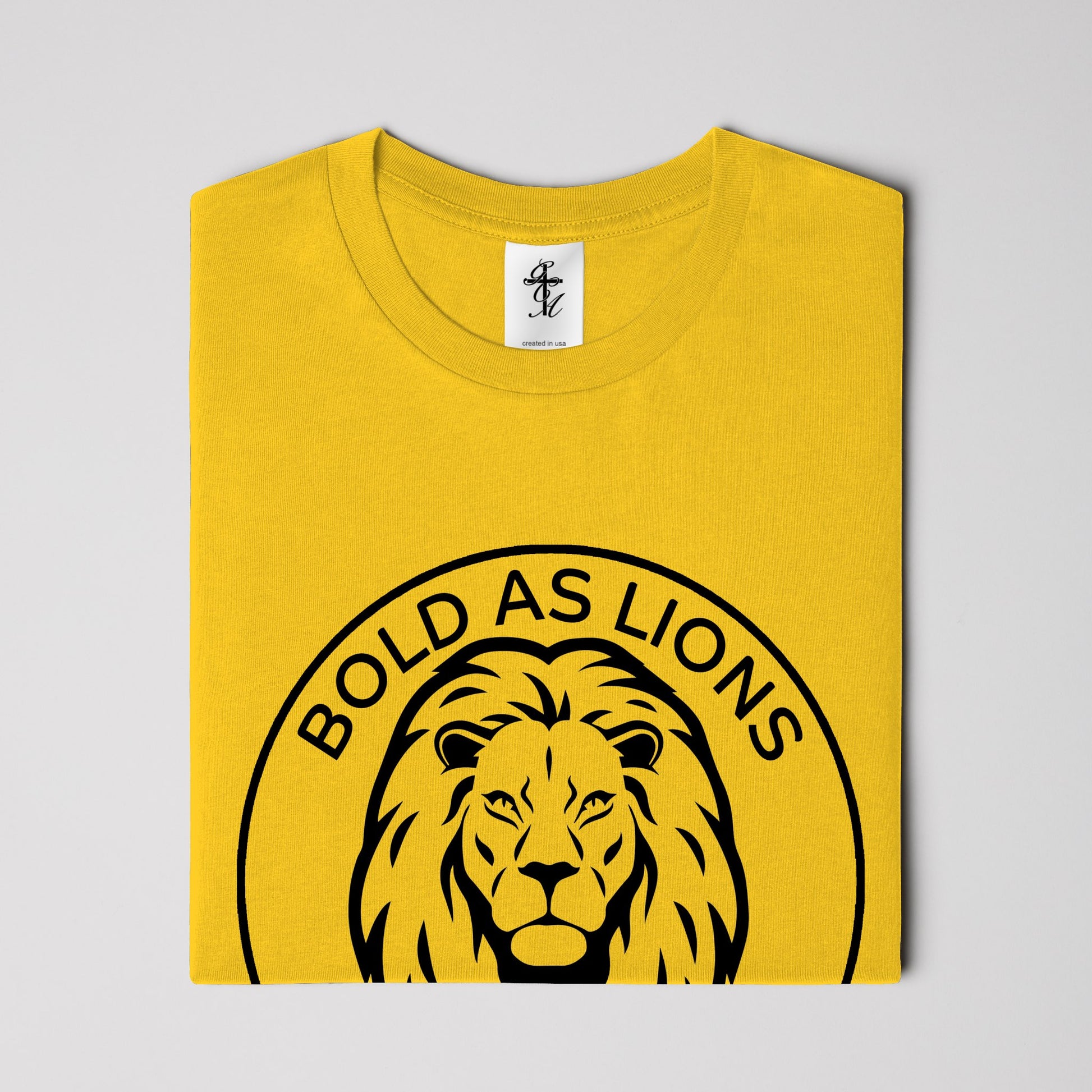Tultex Unisex T Shirt Bold as Lions